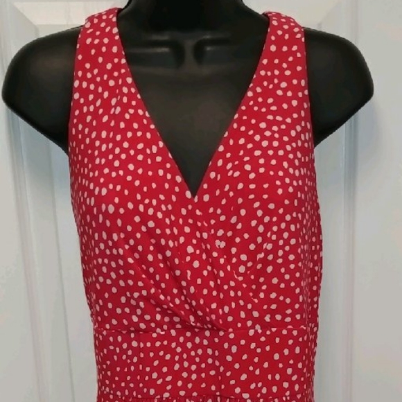 Chaps sleeveless polka-dot dress - Picture 3 of 9